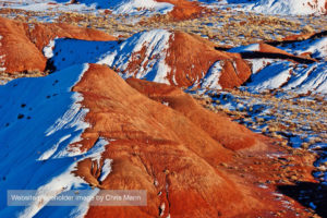 The Painted Desert in winter